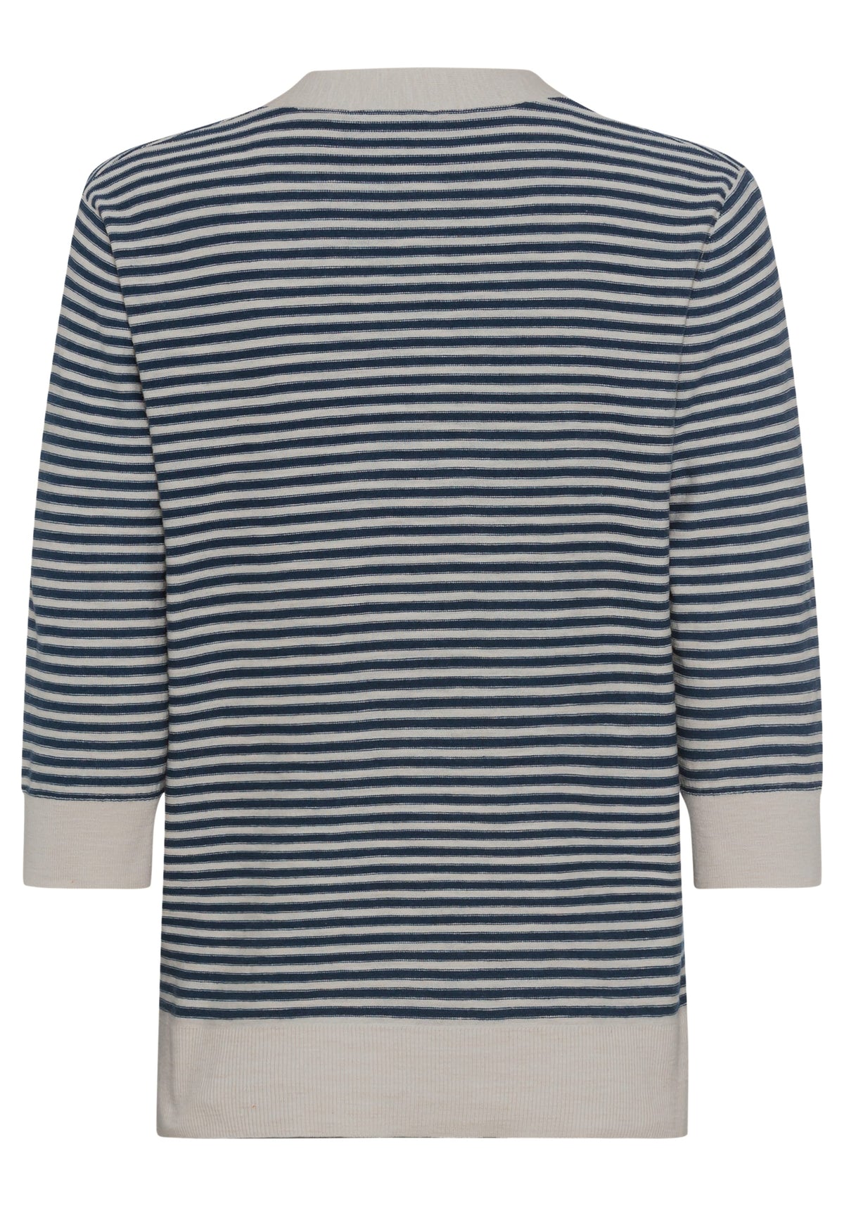 Pull en coton rayé