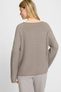 Stitch Interest Longline Cardigan