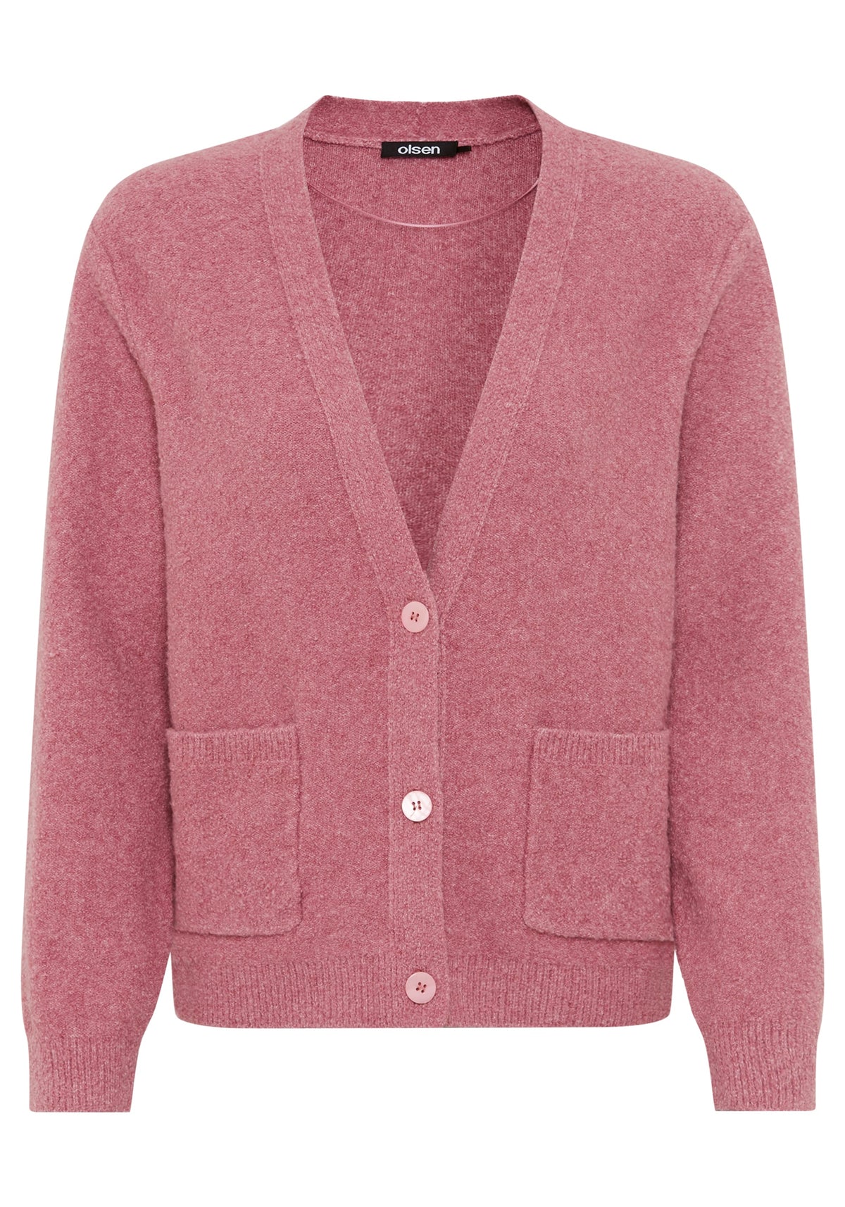 Cardigan en maille bouclée