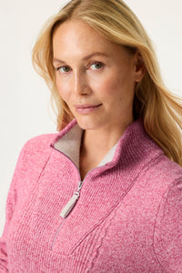 1/4 Zip Mock Neck Sweater