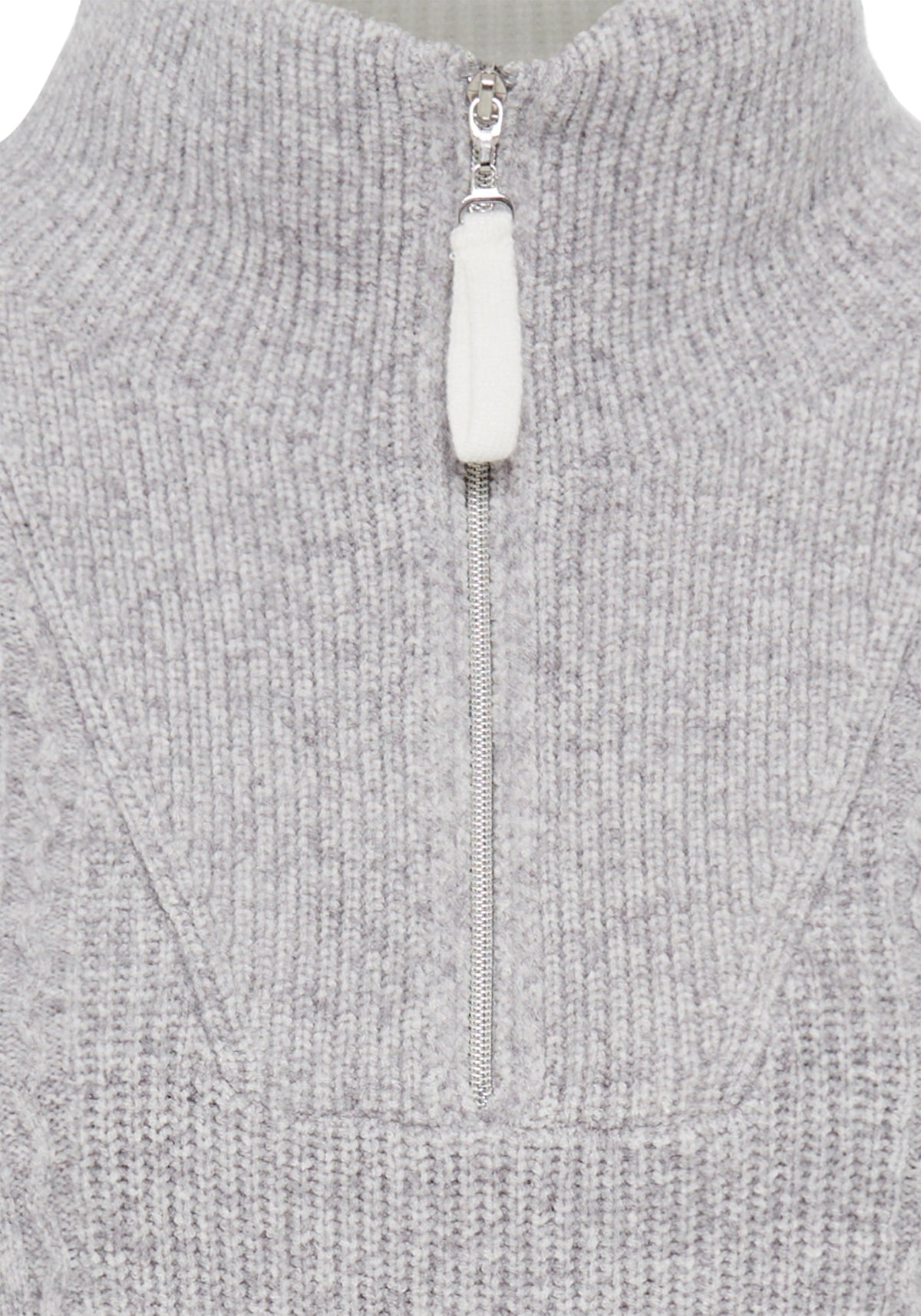 1/4 Zip Mock Neck Sweater