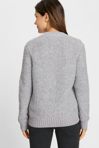 Colour Block Bouclé Sweater