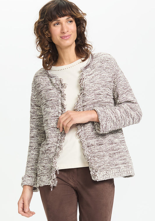 Cardigan à franges