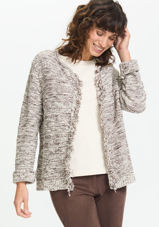 Cardigan à franges