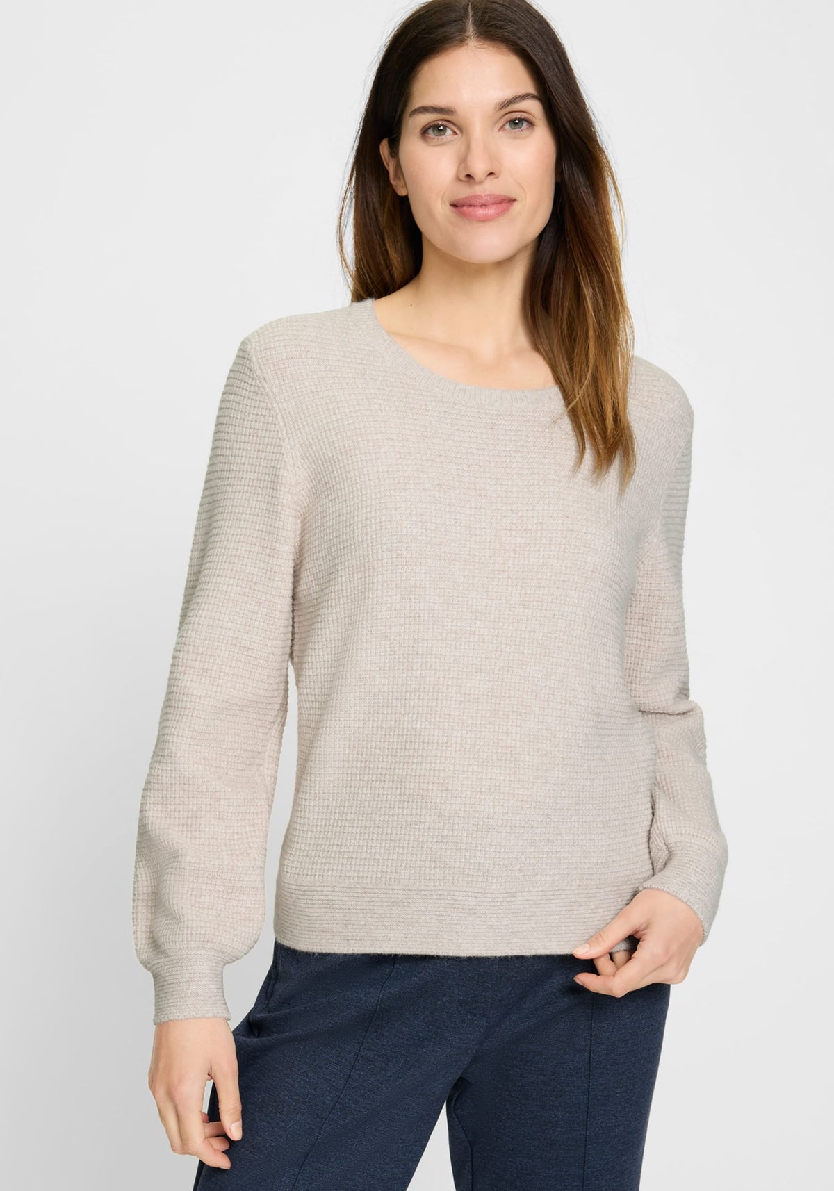 Waffle Knit Pullover
