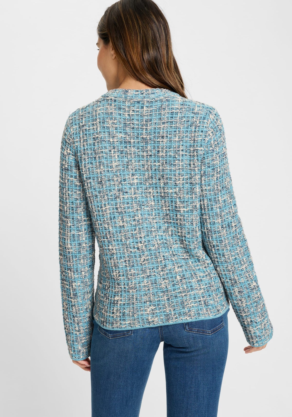 Cardigan en tweed
