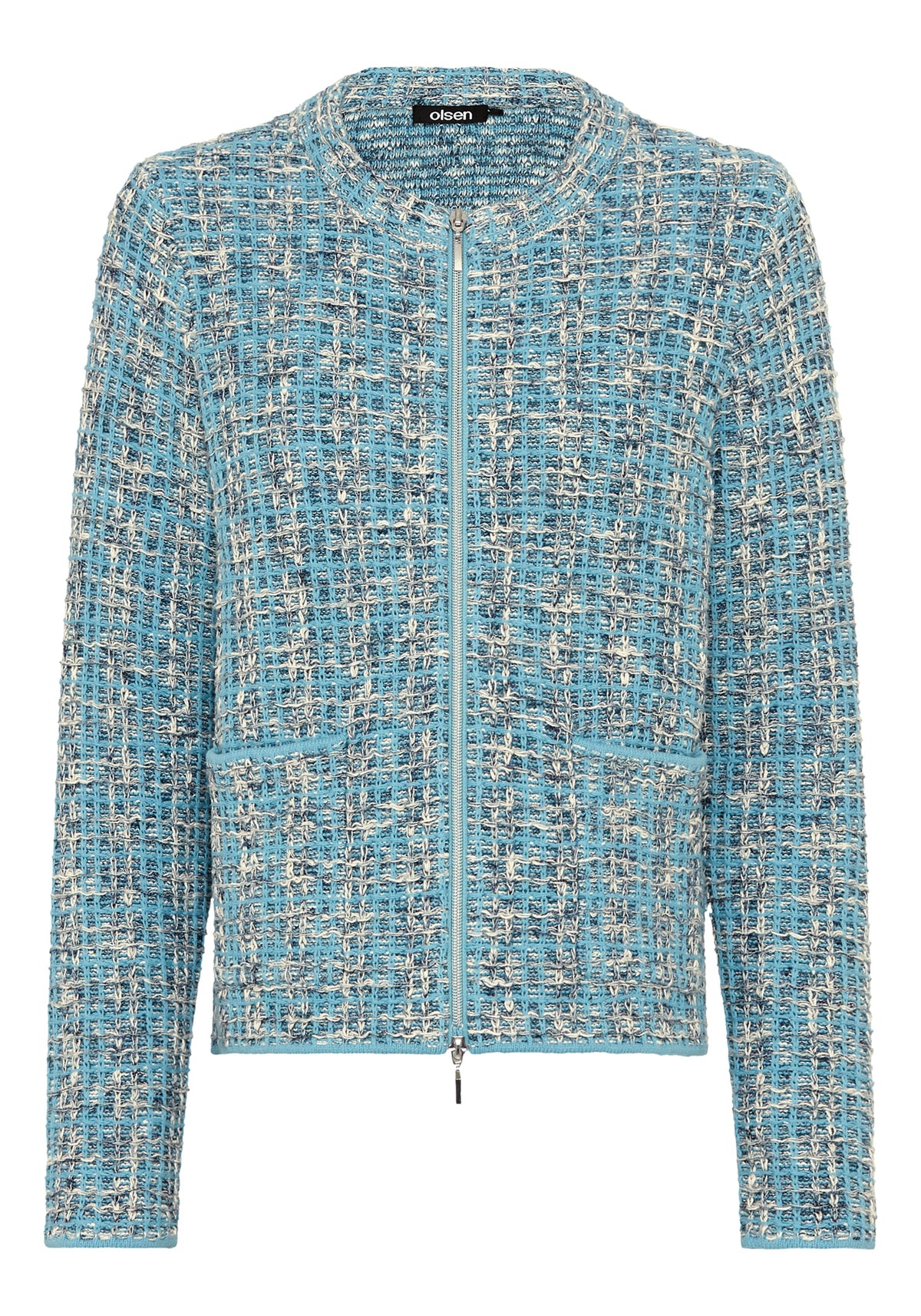 Cardigan en tweed