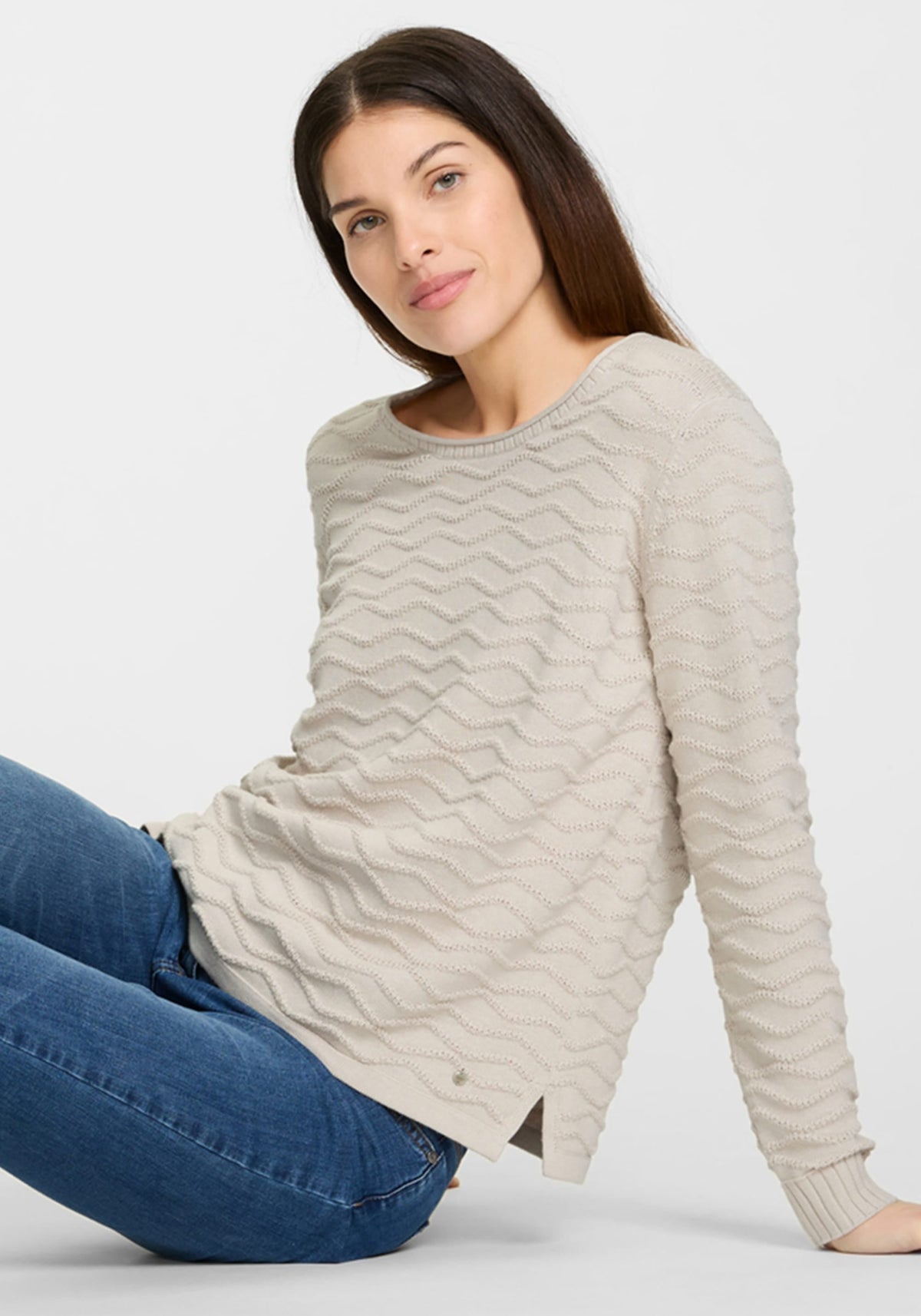Pull à points fantaisie