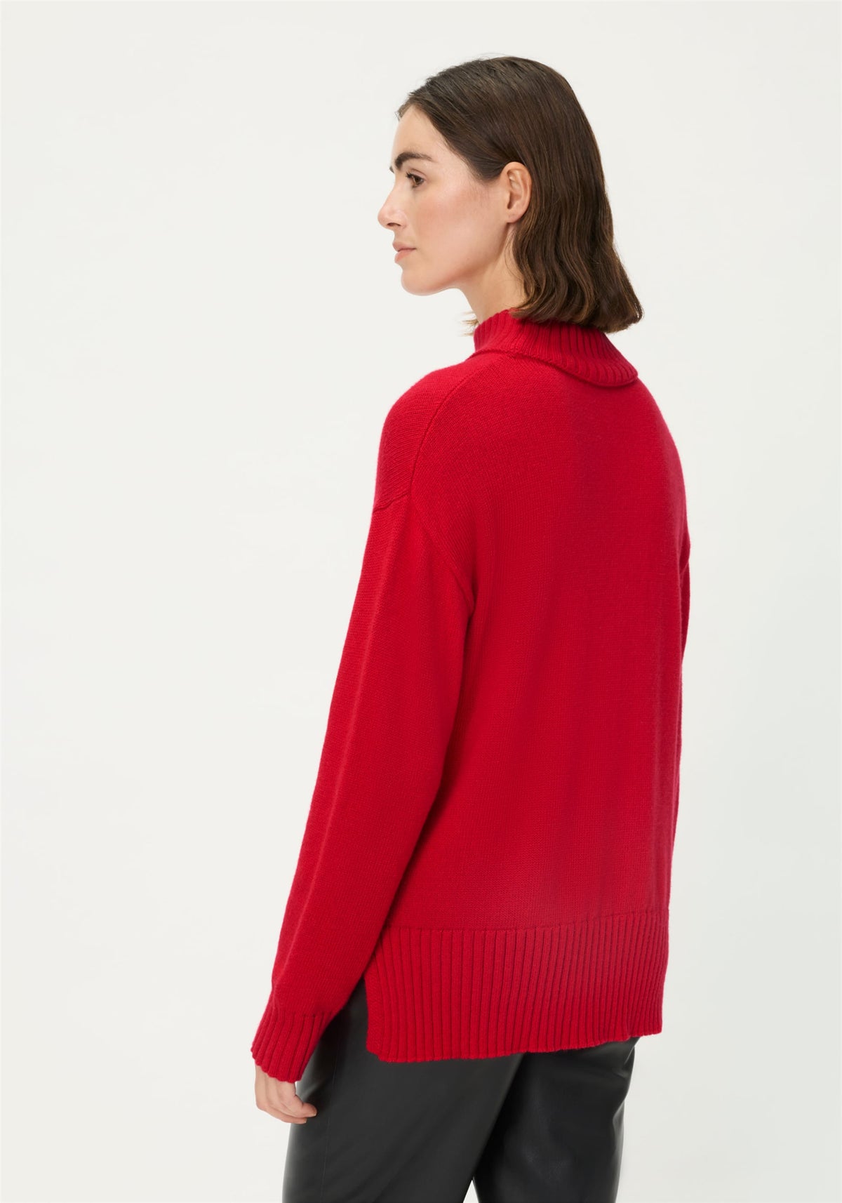 Pull basique à col roulé