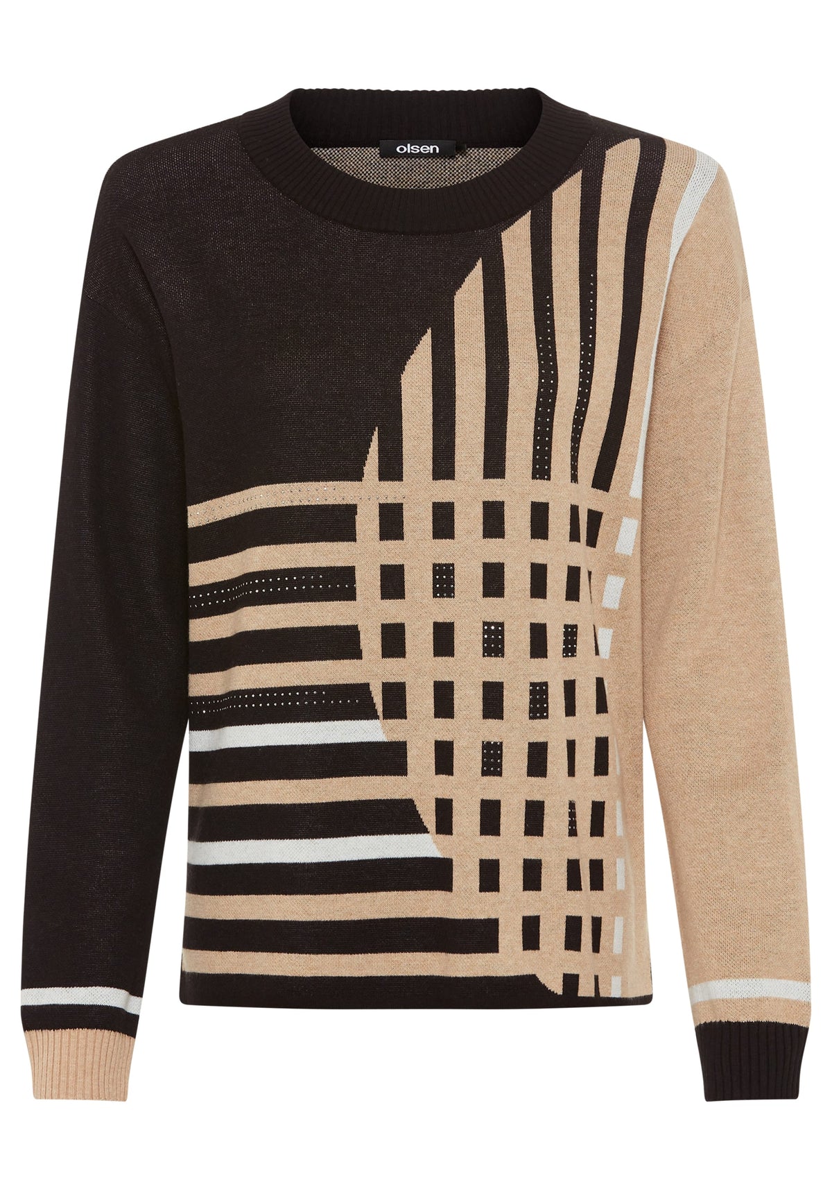 Embellished Graphic Sweater
