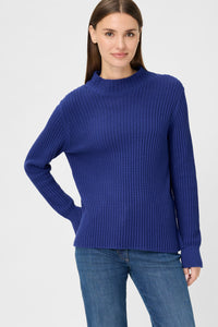 Solid Mock Neck Sweater
