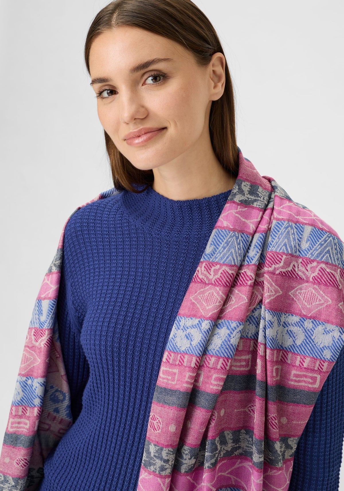 Solid Mock Neck Sweater