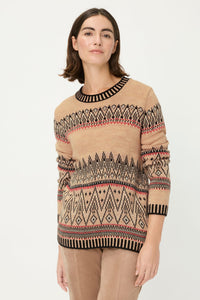 Embellished Graphic Sweater