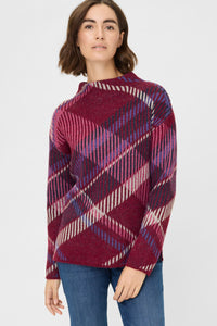 Plaid Statement Sweater