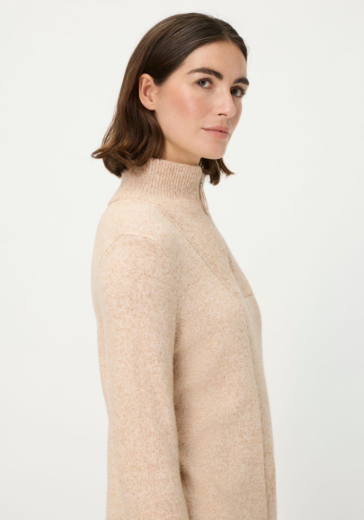1/4 Zip Mock Neck Sweater