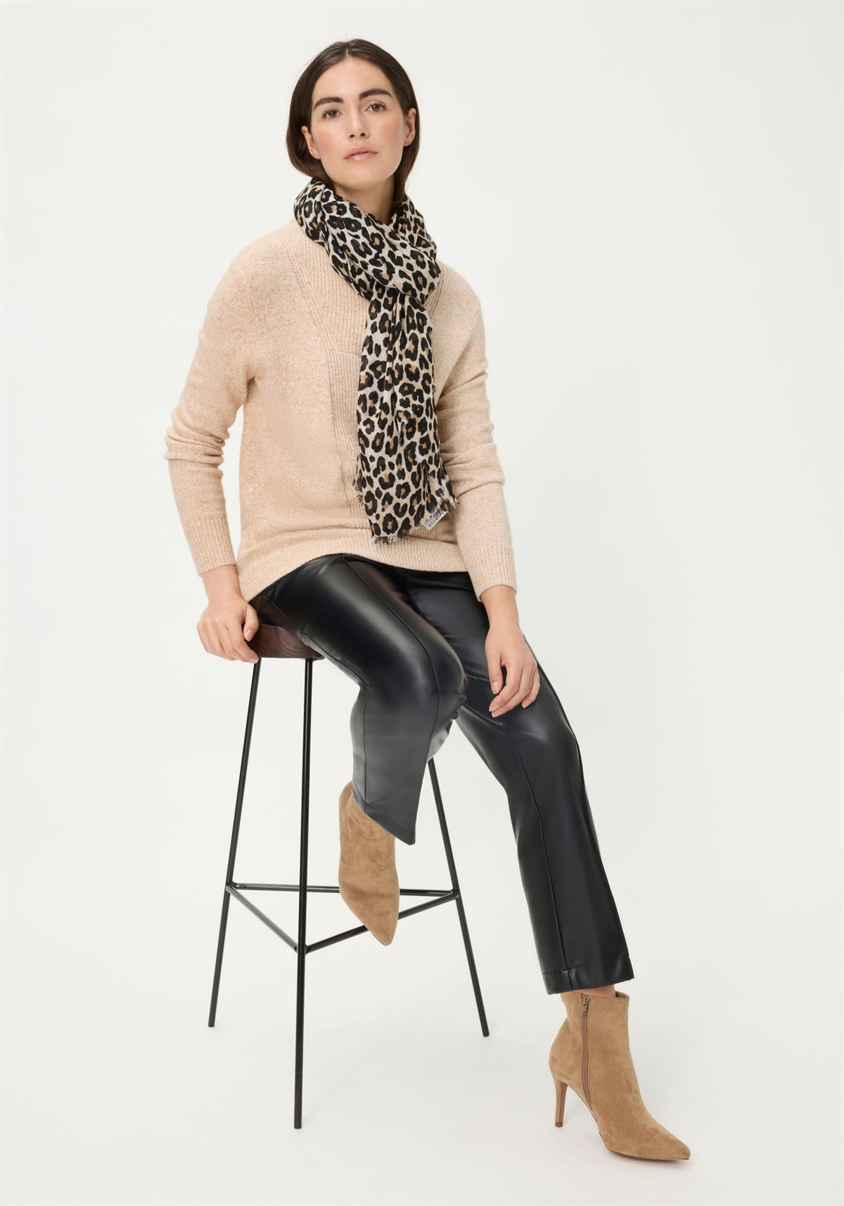 1/4 Zip Mock Neck Sweater