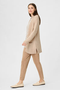 Pullover with Embellished Leo Accents