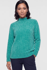 Chenille Mock Sweater