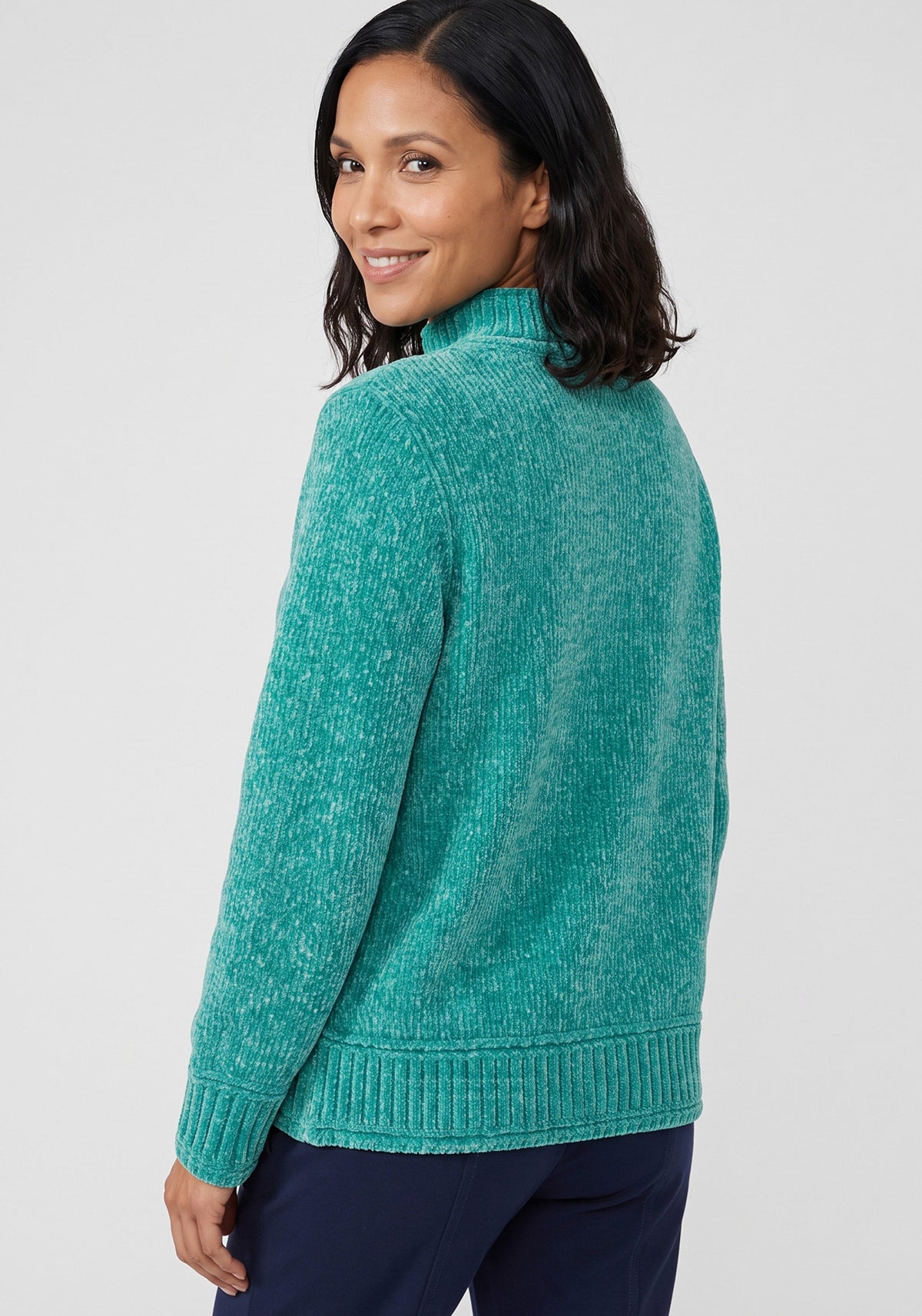 Pull imitation en chenille