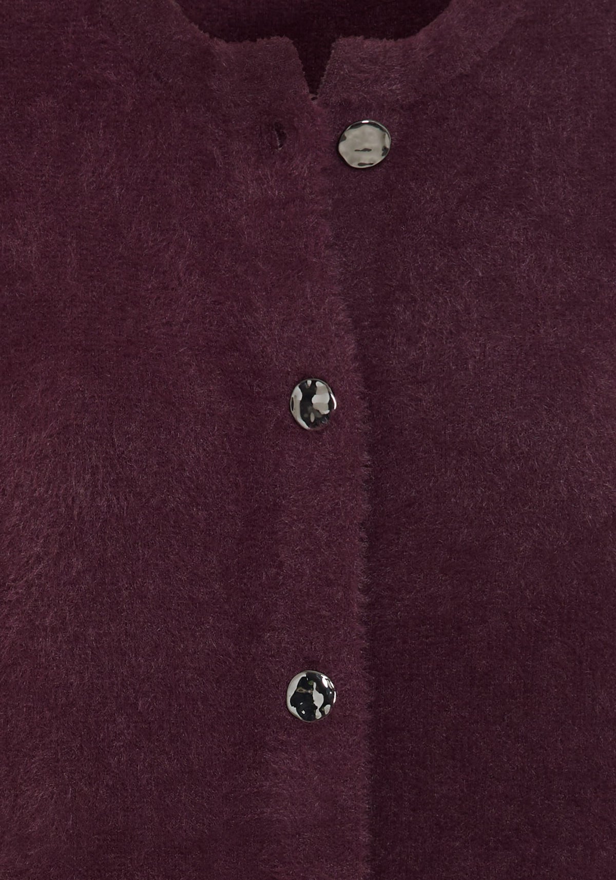 Eyelash Yarn Cardigan