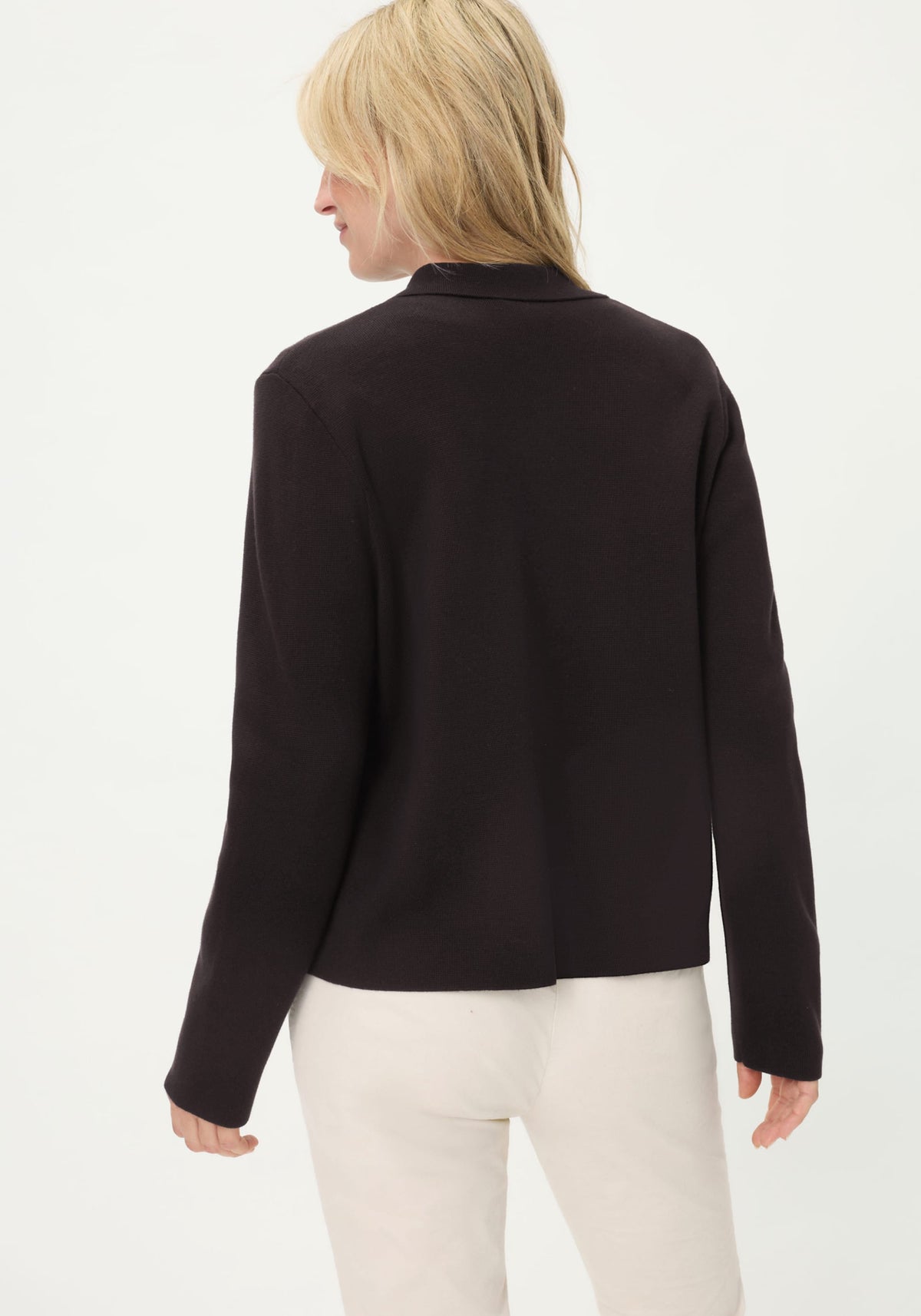 Collared Zip Front Cardigan