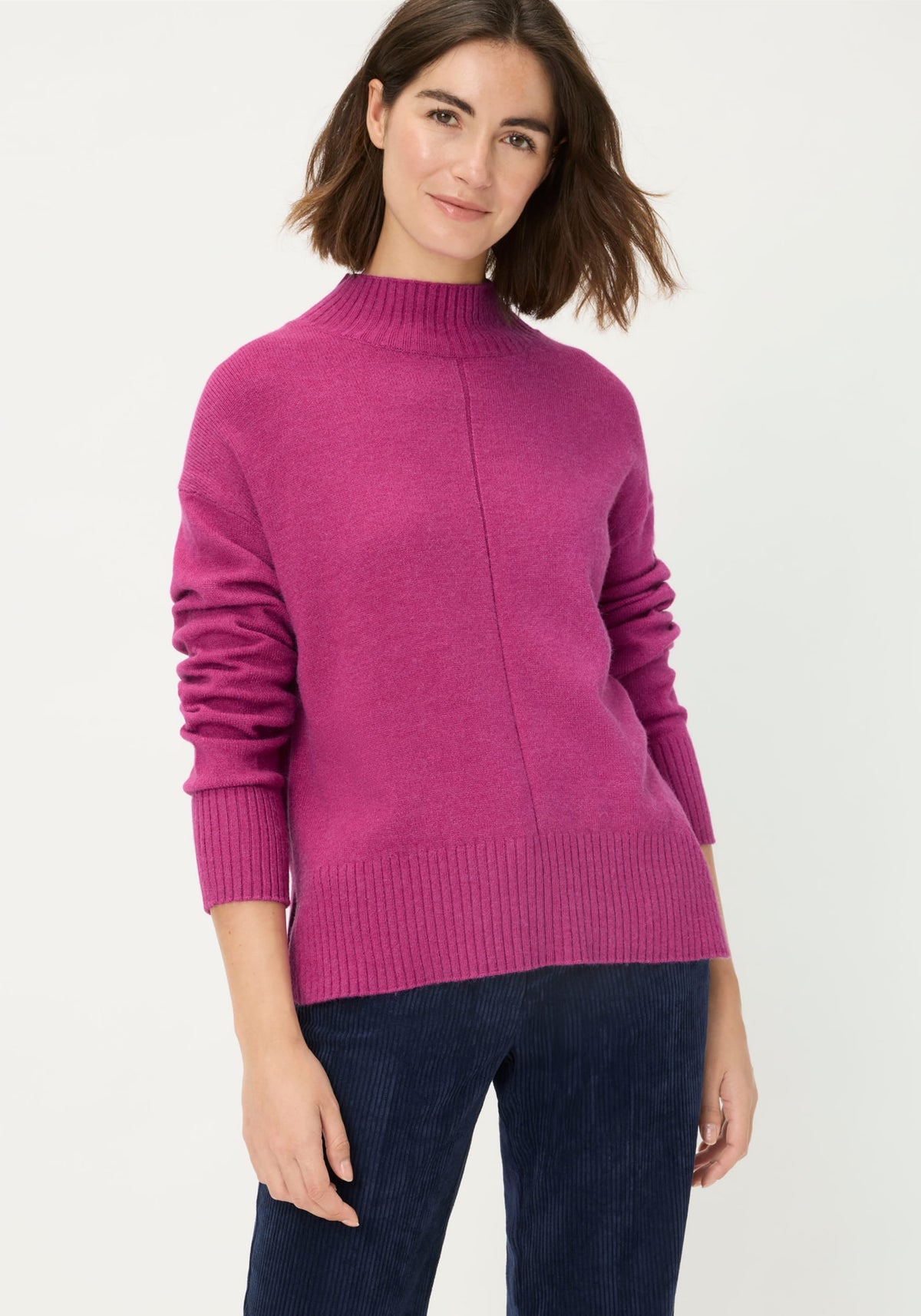 Solid Mock Neck