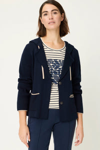 Sweater Knit Hoodie Cardigan