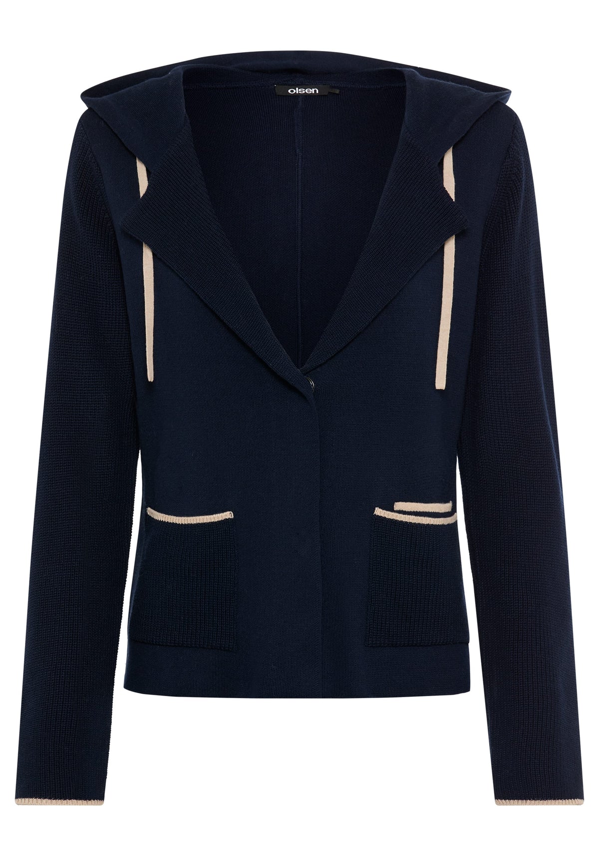 Cardigan à capuche en tricot