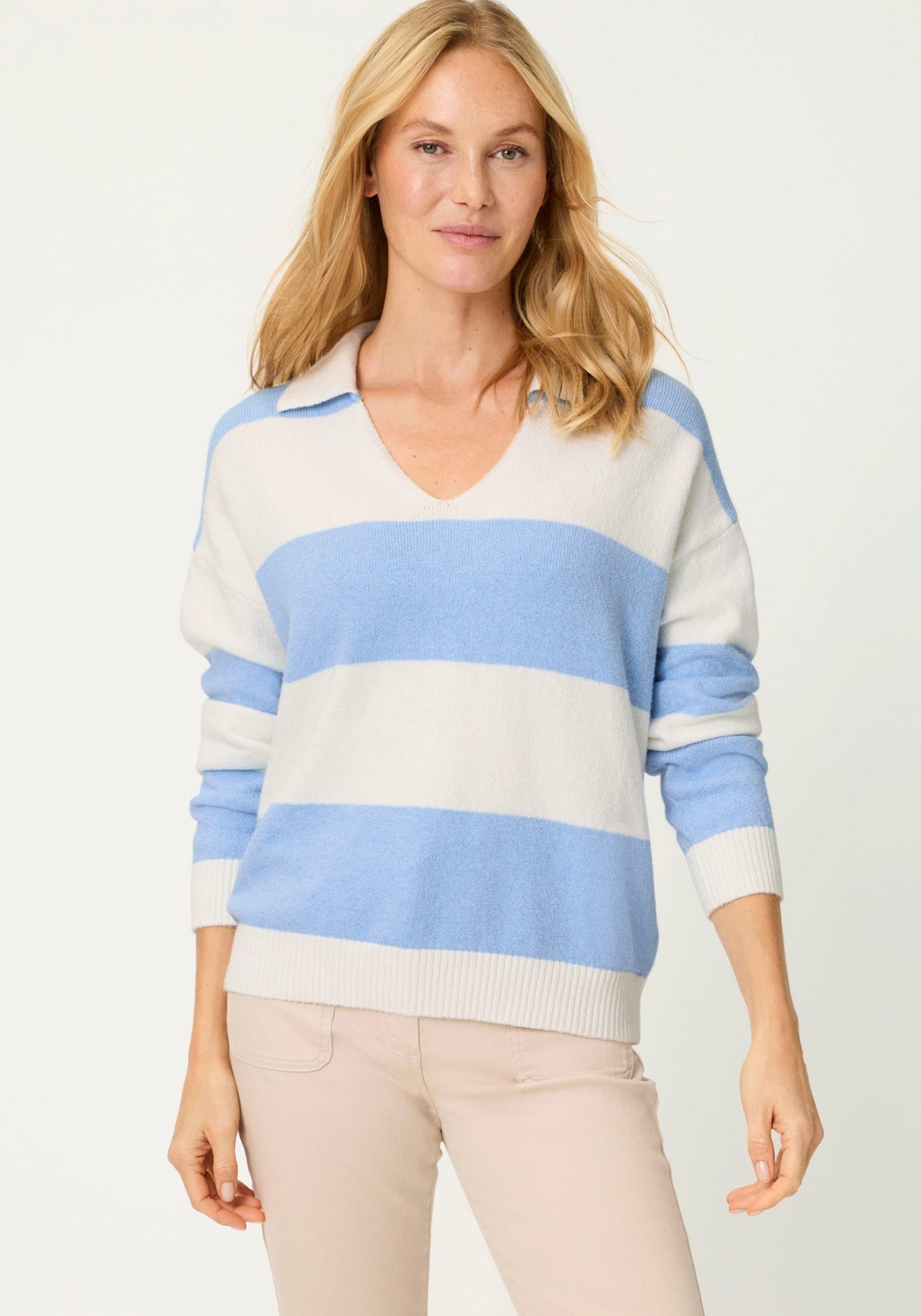 Open Collar Sweater