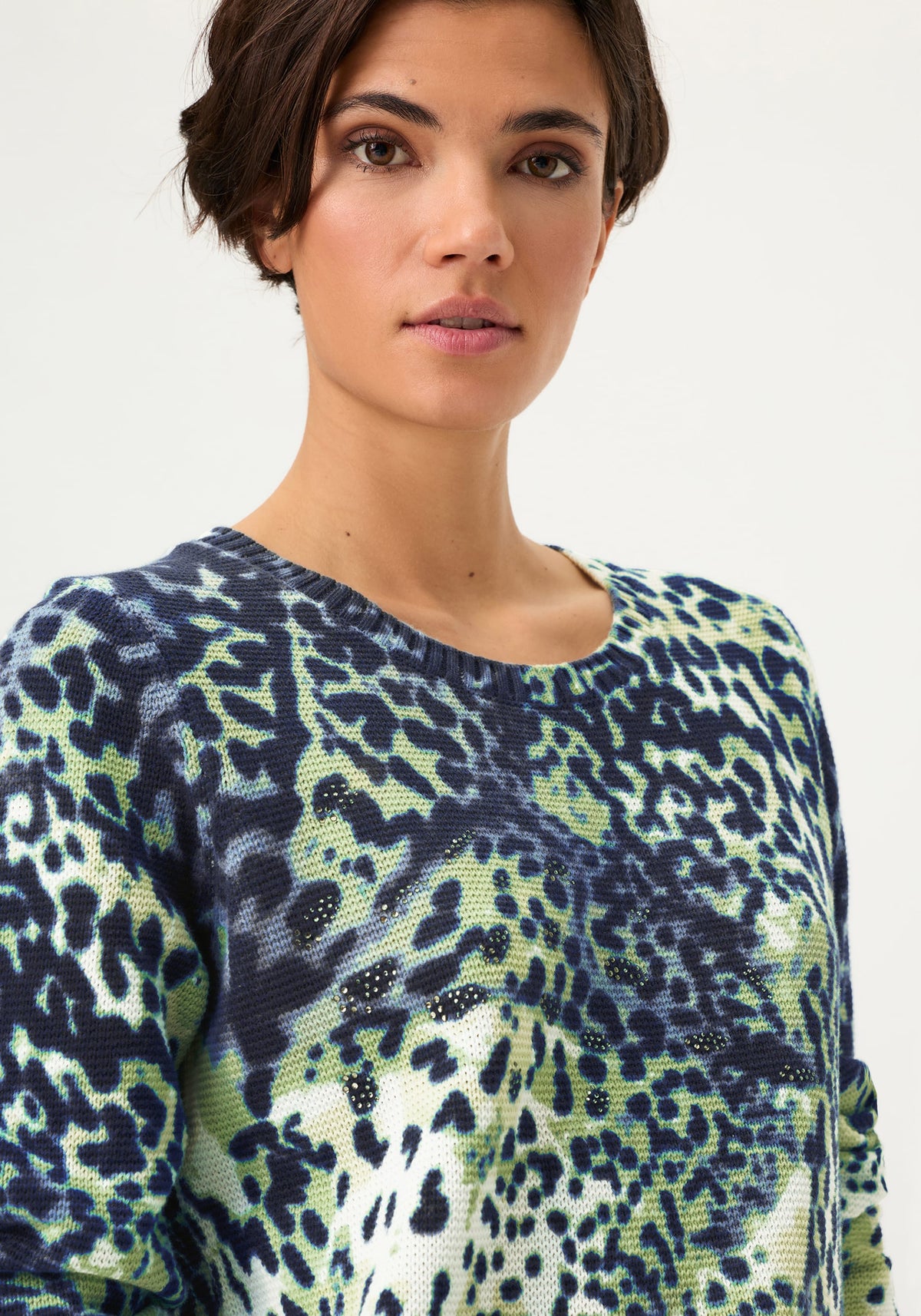 Pull camouflage imprimé animal