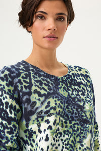 Animal Print Camo Sweater