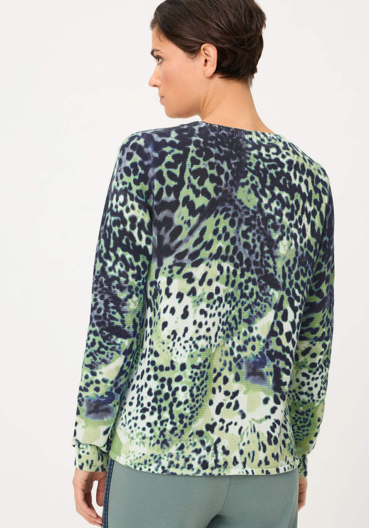 Pull camouflage imprimé animal