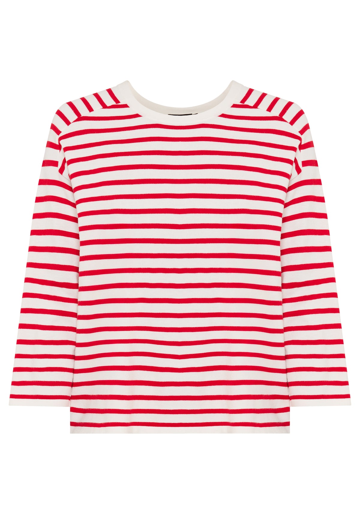 Pull en maille fine rayé