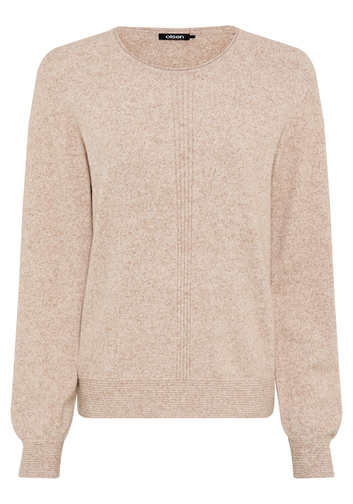 Pull en maille mélangée