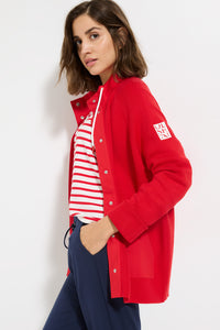 Cardigan sportif en maille factice