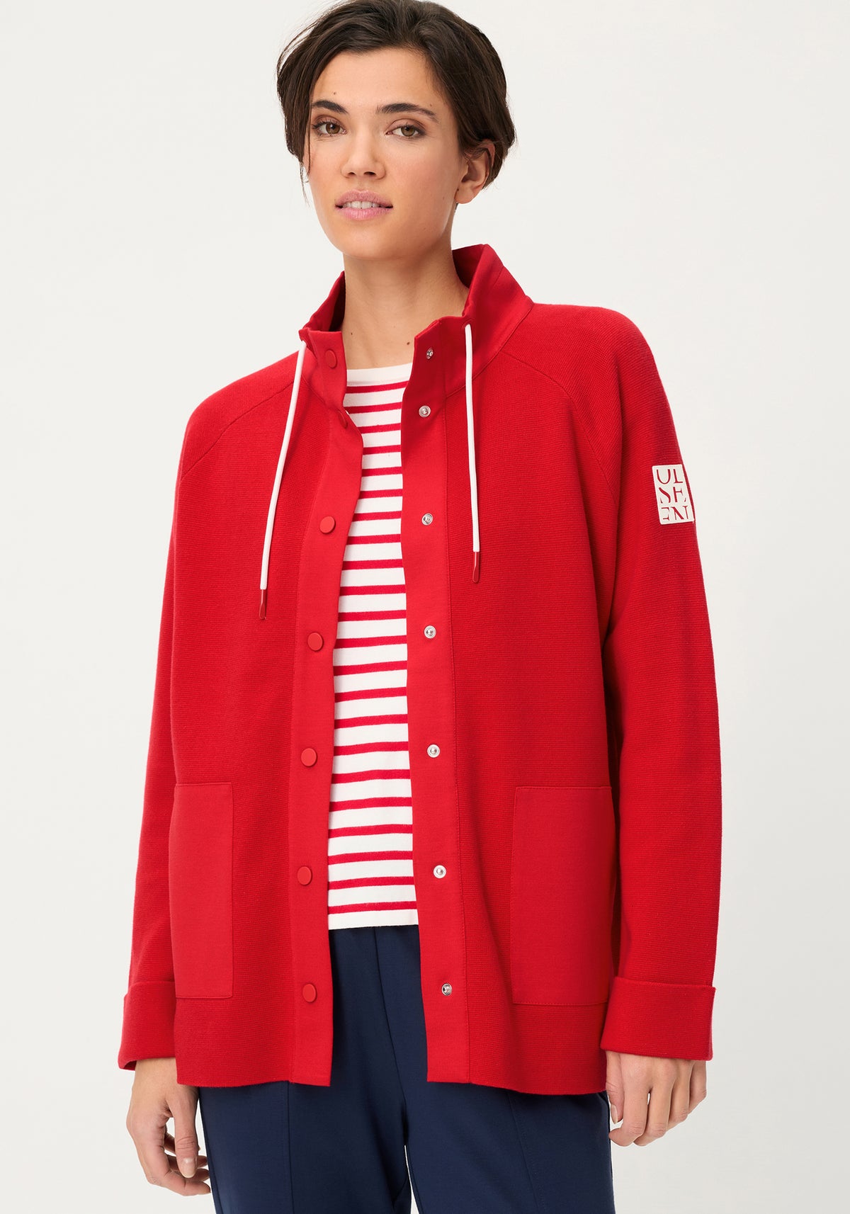 Cardigan sportif en maille factice