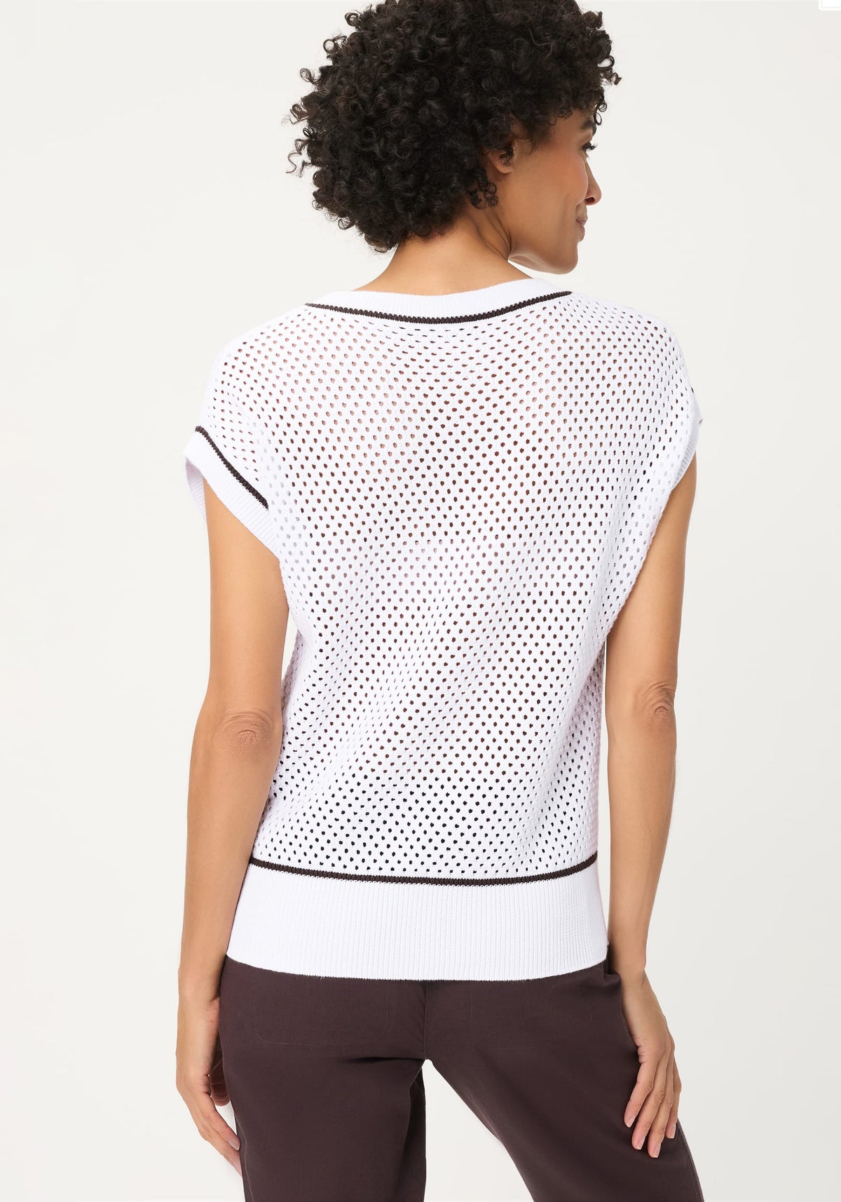 Pull en maille ajourée