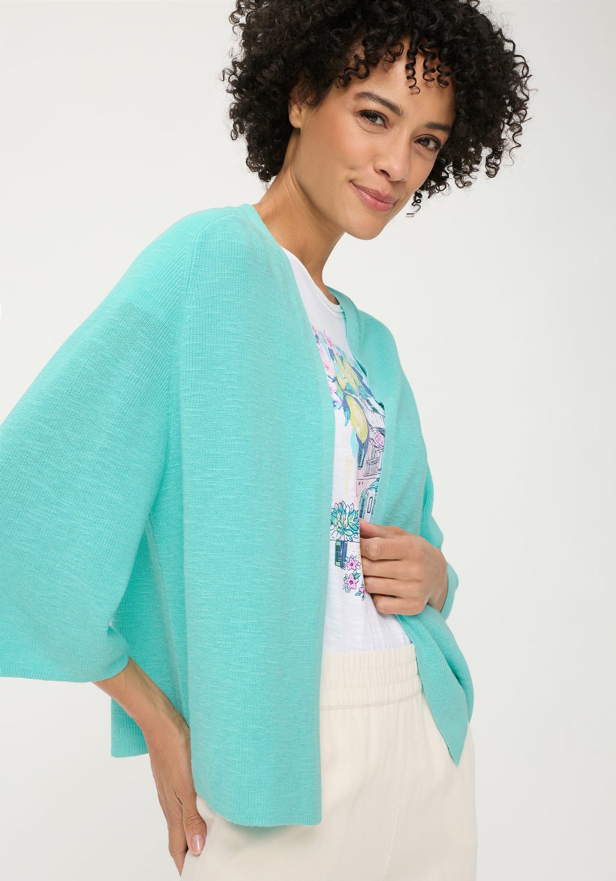 Openfront Cropped Cardigan