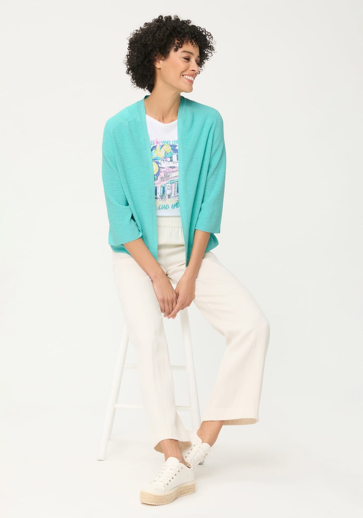 Openfront Cropped Cardigan