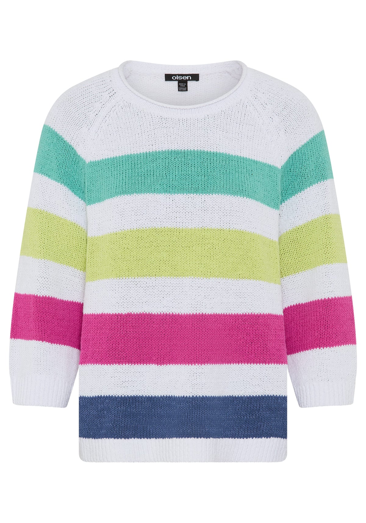 Stripe Tape Yarn Sweater