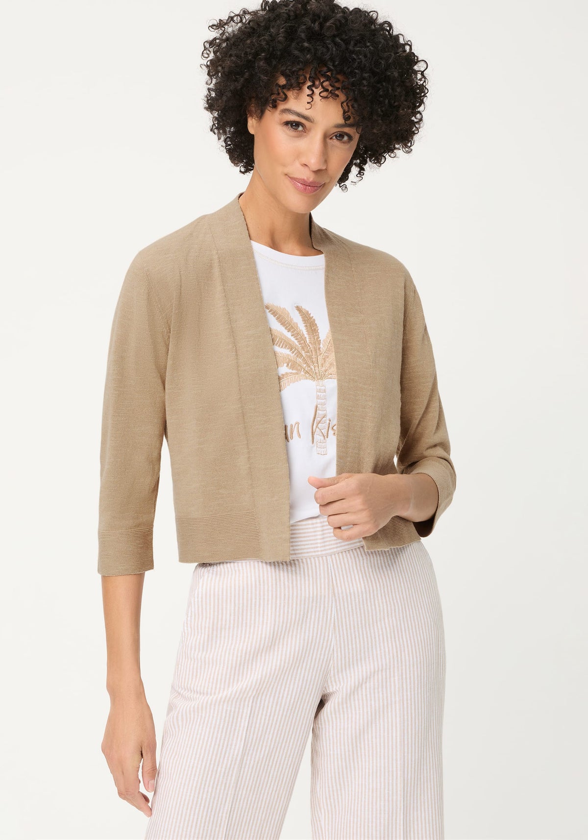 Openfront Cropped Cardigan