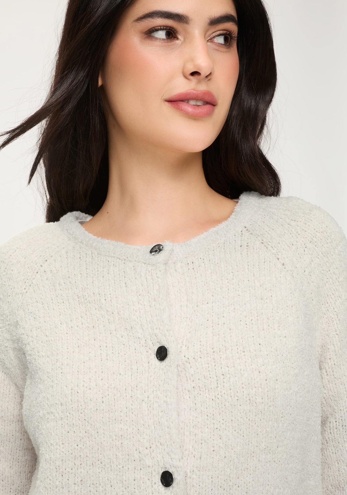 Round Neck Cardigan