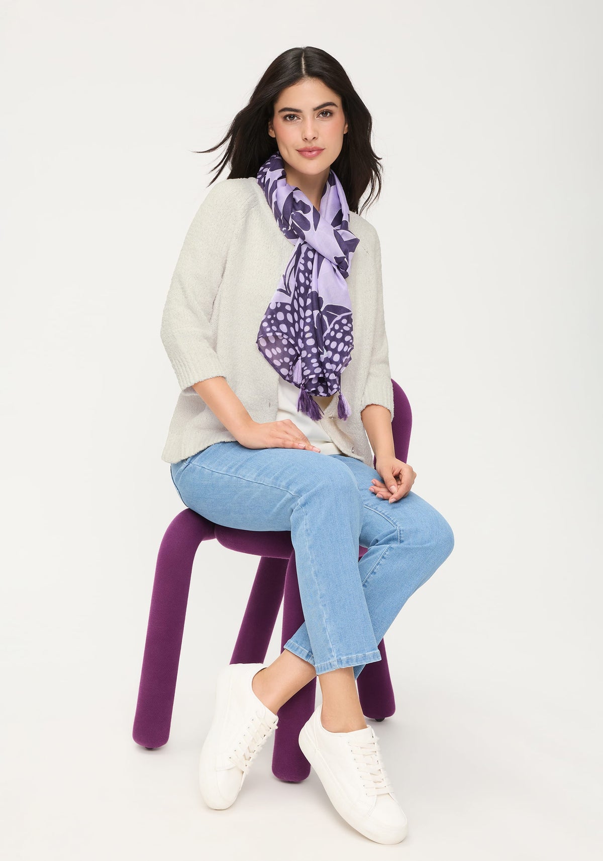 Round Neck Cardigan