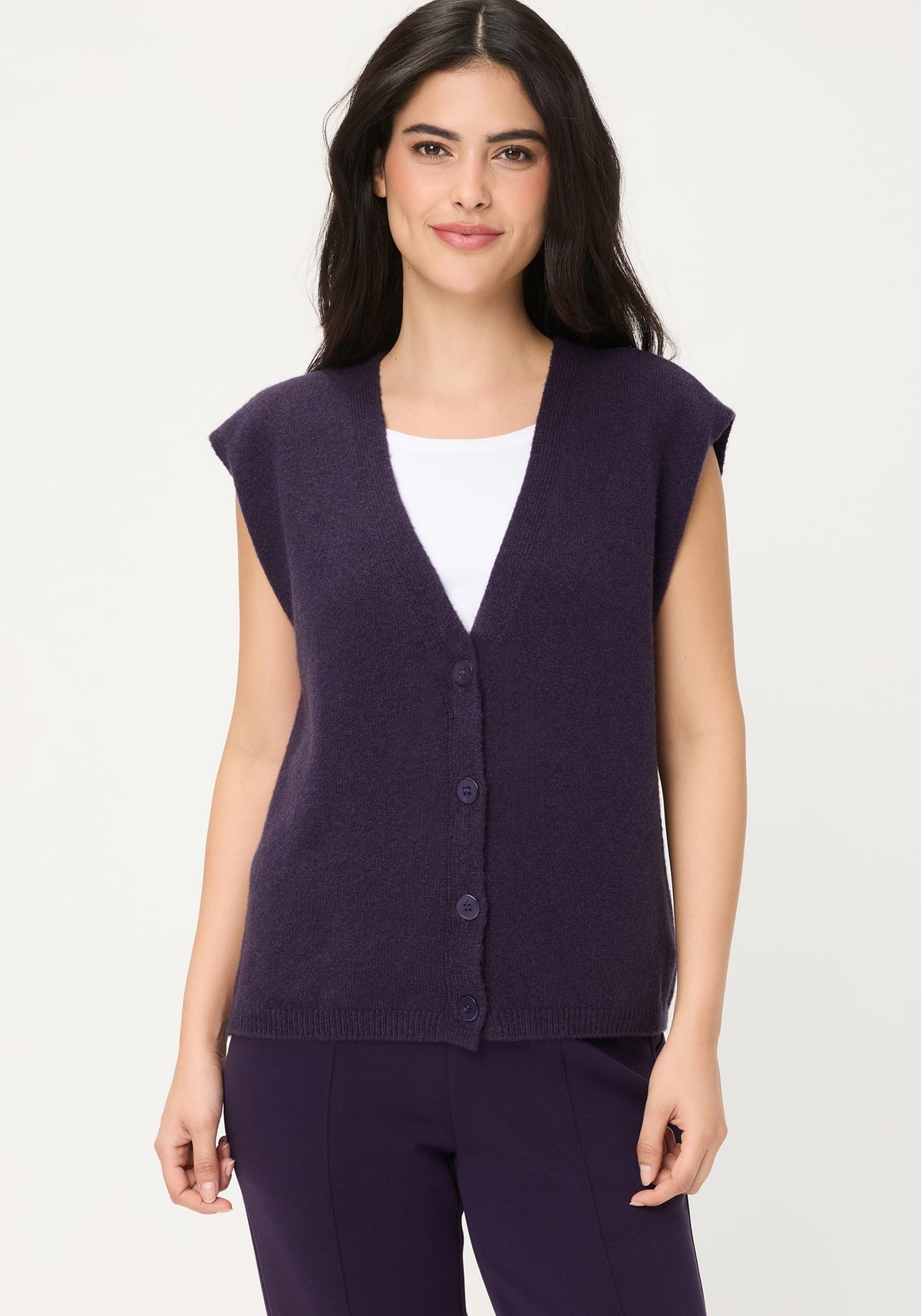 Cropped Sweater Vest