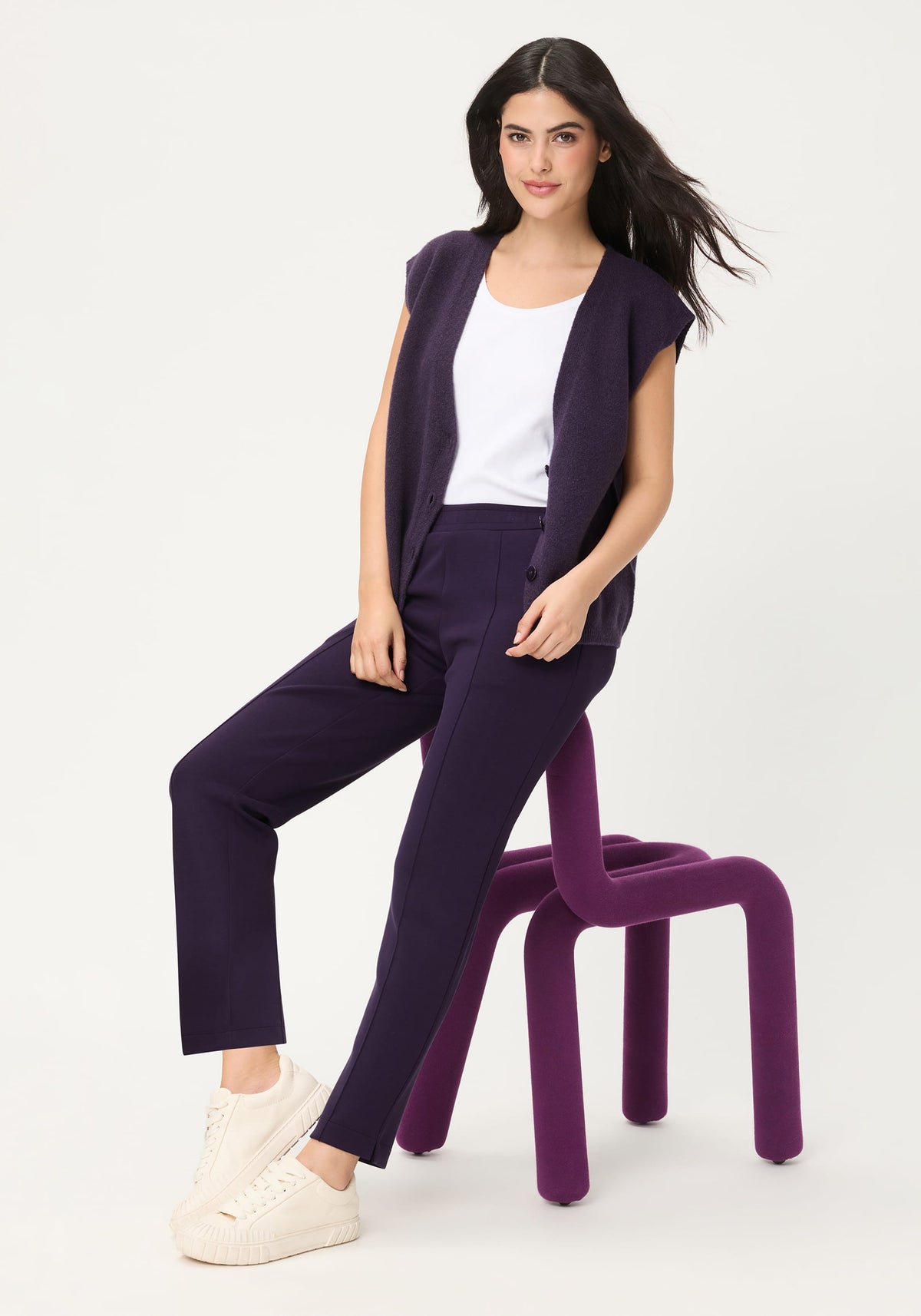 Cropped Sweater Vest