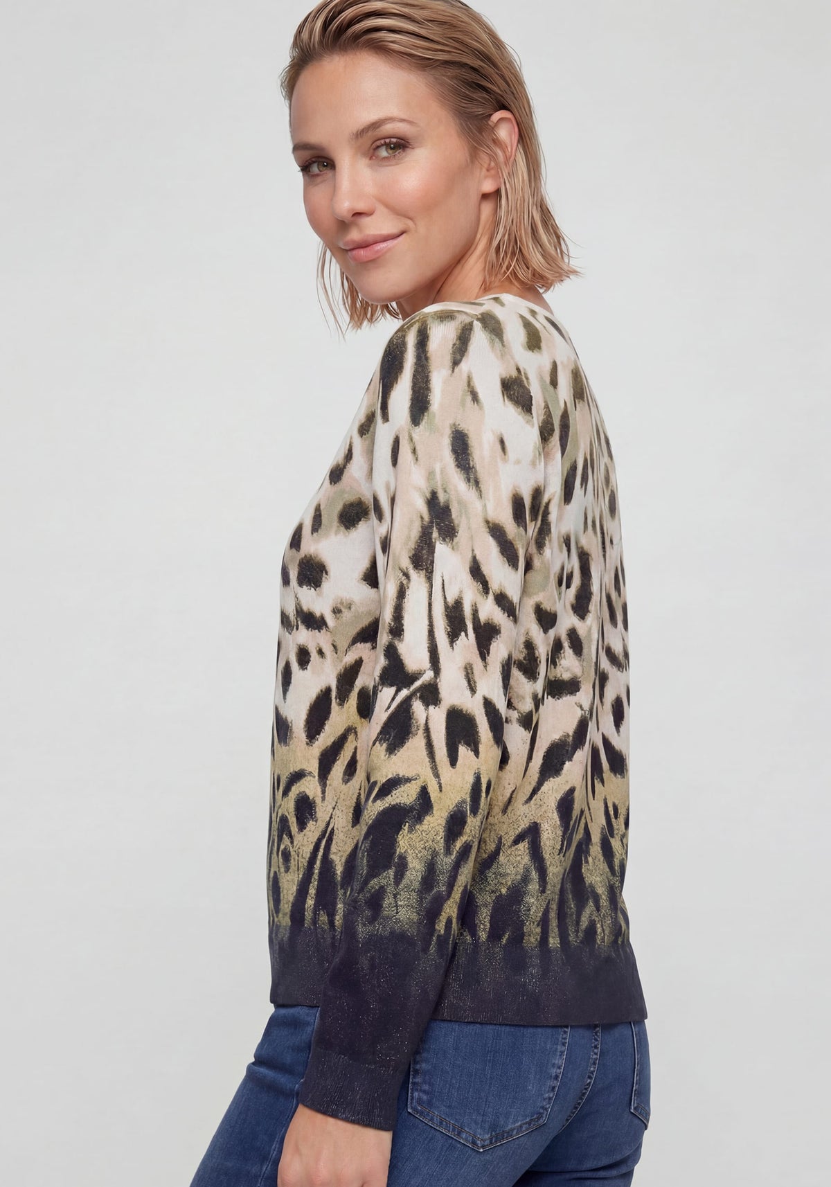 Embellished Animal Sweater