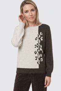 Leopard Intarsia Sweater