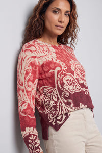 Pull à motif Paisley