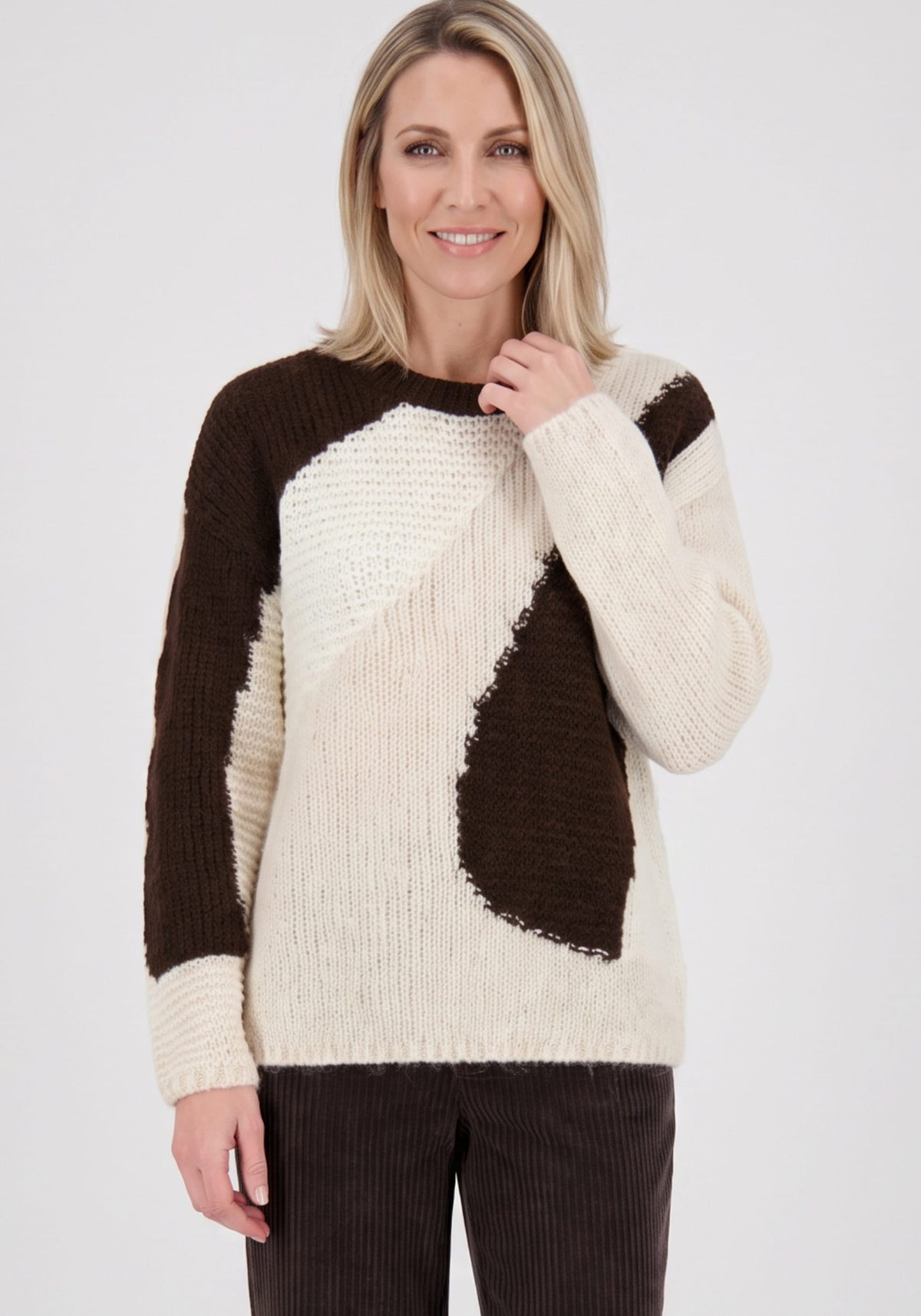 Pull en maille ajourée