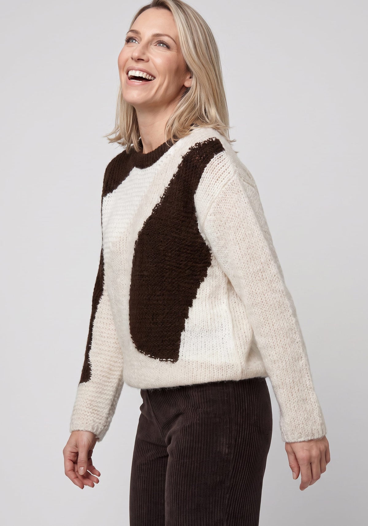 Pull en maille ajourée